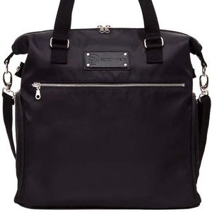 Sarah Wells Breast pump Black Nylon Tote Bag